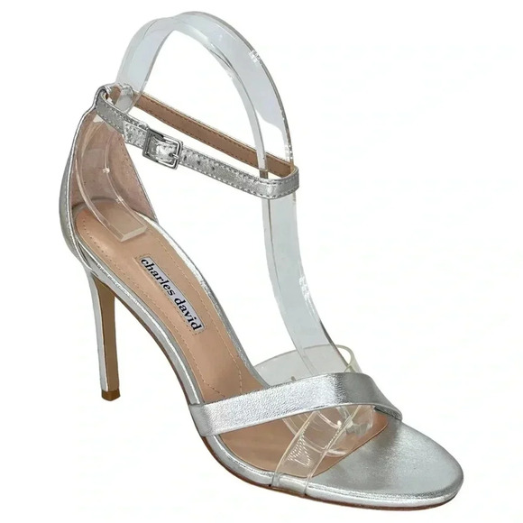 Charles David Courtney Metallic Leather Womens Heels Size 7.5M - Picture 1 of 16